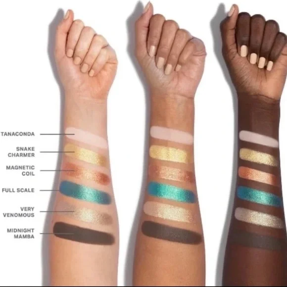 Morphe Python Code Eyeshadow Palette w/M573 Blending Brush - Picture 5 of 12